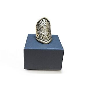 Gold-Tone Geometric‎ Statement Ring